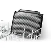 Fritel GR 3495, Anthrazit, Edelstahl, Rechteckig, 34 x 27 mm, Aluminium, 2400 W