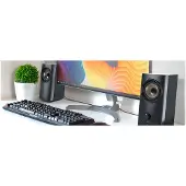 Creative Labs Labs T60, Voller Bereich, 2.0 Kanäle, Verkabelt & Kabellos, 30 W, Schwarz