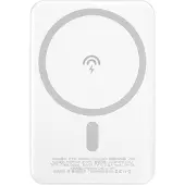 Dudao wireless powerbank MagSafe 5000mAh black K14S, 5000 mAh, Kabelloses Aufladen, 10 W, Schwarz