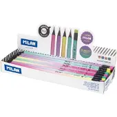 Milan HB round pencil with Sunset eraser (24 pcs) MILAN