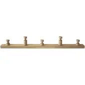 Home>it Oak coat rack - 5 pegs