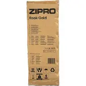 Zipro Ergometer Heimtrainer Rook Gold – Bluetooth Fitnessbike kompatibel mit Kinomap iConsole+ Elektrischer Widerstand (Watt/HRC) Belastbar & USB