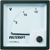 Voltcraft AM-72x72/15V AM-72x72/15V Analog-Einbaumessgerät AM-72x72/15V 15 V Drehspule