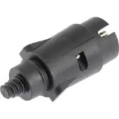 Dino 130077 Anhænger stik [7-polet stikdåse - 7-polet stik] ABS-plast