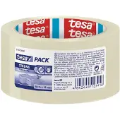 TESA Clear Strong, 66 m, Transparent, Polypropylen, Karton, 50 mm, 1 Stück(e)