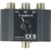Albrecht Antenneomskifter Albrecht CX-5 3-Wege Antennenschalter 7402 1 stk