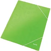 Leitz 3-klap mappe Leitz WOW pap A4 grøn - (10 stk.)