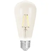 Wiz 1410186971 - Whites Filament ST64 E27 Clear