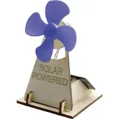SOL EXPERT Solar-Holz-Steckbausatz - Solarbetriebener Ventilator