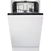 Gorenje GV520E15, Voll integriert, Weiß, Schwarz, Tasten, 2 Korb/Körbe, Edelstahl
