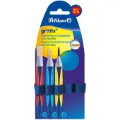 Pelikan 700726, Bürstenset, Helle Bürste, Synthetisch, 3 Stück(e)