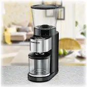 Rommelsbacher Kaffeemühle EKM 500 | schwarz/silber