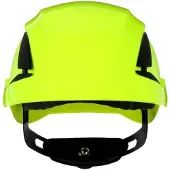 3M SecureFit X5514V-CE-4 Sikkerhedshjelm med udluftning, Med UV-sensor Neongrøn EN 397