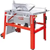 Holzmann TKS500S_400V, 2800 RPM, 15 cm, 31 cm, 110 dB, Freistehend, Rot, Edelstahl