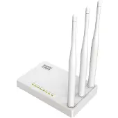NETIS System WF2409E, Wi-Fi 4 (802.11n), Eingebauter Ethernet-Anschluss, 4G, Weiß