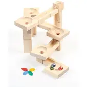Varis Toys VARIS Marmor Træ Kuglebane Fix&Lock Twister