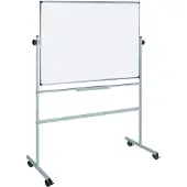 Bi-Silque Whiteboard/svingtavle på hjul Bi-Office, 90 x 120 cm