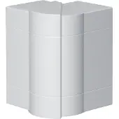 Hager BR651303H9016 Außeneck einstellbar zu BR/H/N/A/S 68x130mm Oberteil 80mm hfr verkehrsweiß