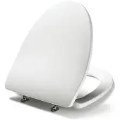 Pressalit Cera+ Sæde hvid - m/soft close, incl. D03 fast beslag