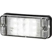 Secorut Baklys Åbne kabelender Baklys bagved 12 V, 24 V Hvid Klar glas