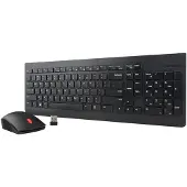 Lenovo 4X30M39472, Volle Größe (100%), Kabellos, RF Wireless, Mechanischer Switch, Schwarz, Maus enthalten