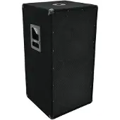 Omnitronic 11037751, 600 W, Passiver Subwoofer, 15 - 300 Hz, 1200 W, 101 dB, 8 Ohm