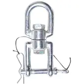 Amazonas Swivel für Hängesessel; silber, AZ-3040000