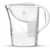 Dafi POZ03152, Pitcher-Wasserfilter, 2,4 l, Durchscheinend, Weiß