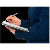 Leitz 44980025, Muster, Grau, Rot, A5, 90 Blätter, 90 g/m², Hardcover
