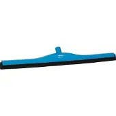 Vikan 7755-3 classic Bodenrakel 70 cm blau, fester Hals, schwarze Kassette