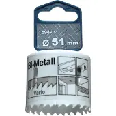 Kwb 598051, Einzelbild, Bohrer, Aluminium, Kupfer, Gipskarton, Kunststoff, Stahl, Holz, Weiß, Bimetallisch, Hochgeschwindigkeitsstahl (HSS), Kobalt-Legierung Schnellstahl (HSS-Co)
