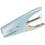 Rapid Retro Classic S51, 15 Blätter, Blau, Edelstahl, Standard-Clinch, 21/4, Metall, 80 g/m²