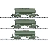 Minitrix N 3er-Set Kesselwagen USTC der DB