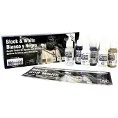 Vallejo 70.151, 17 ml, Beige, Schwarz, Grau, Elfenbein, Bräune, Weiß, Matte, Flasche