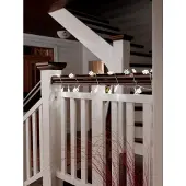 Konstsmide - LED Dekolichterkette, klare Sterne, 24 warm weiße Dioden, 24V Innentrafo, transparentes Kabel ; 4090-103
