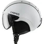 Casco Skihelm Sp-2 Carbonic Visor Unisex White-55 - 57 cm