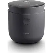Lauben Low Sugar Rice Cooker 1500AT, Inhalt 1,5 Liter, 6 automatische Programme, verzögerter Start, Warmhalten, Antihaftbeschichtung, Schwarz
