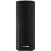 Hama Pipe 3.0, 24 W, Kabellos, 10 m, USB Typ-C, Tragbarer Stereo-Lautsprecher, Schwarz