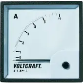 Voltcraft AM-72X72/5A AM-72X72/5A Analog-Einbaumessgerät AM-72X72/5A 5 A Dreheisen