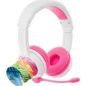 ONANOFF Kopfhörer für Kinder Homeschooling Bluetooth Pink - Mikrofon