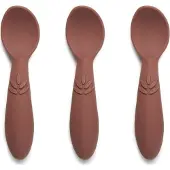 Nuuroo - Ella Silicone Spoon 3-Pack - Mahogany