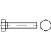 Toolcraft TO-5405946 Sechskantschraube M12 50 mm Außensechskant 100 St.