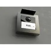 M-E Modern-Electronics VDV-2010 S Video-dørsamtaleanlæg Bredbånd, RFID Udendørs enhed Sølv