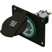 Pro Car Power Steckdose 12-24V mit Montageplatte