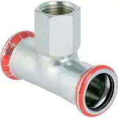 Geberit Mapress C-Stahl T-Stück mit Innengewinde, d 22mm, Rp 3/4", d1 22mm 21308