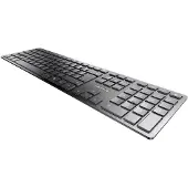 Cherry KW 9100 SLIM, Kabellos, RF Wireless + Bluetooth, AZERTY, Schwarz