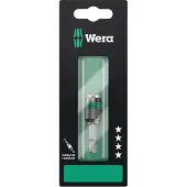 Wera 05073421001, Buchse, 1/4 Zoll, Imperial, 1 Kopf/Köpfe, 1/4 Zoll, Chrom-Vanadium-Stahl, Kunststoff, Stahl