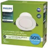 Philips Funktional Diamond Cut UltraEfficient Einbau- und Einlegeleuchte, 2 W, 95 mm, Einbaustrahler, Nicht austauschbare(s) Leuchtmittel, LED, 3000 K, 360 lm, Weiß