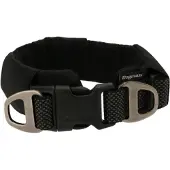 Dogman Emmi Gepolstertes Halsband Verstellbar Schwarz XS (32mm x 34-55cm)