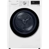 LG RH80V9AV3N, Freistehend, Frontlader, Wärmepumpe, Schwarz, Weiß, Drehregler, Berührung, Links/Rechts